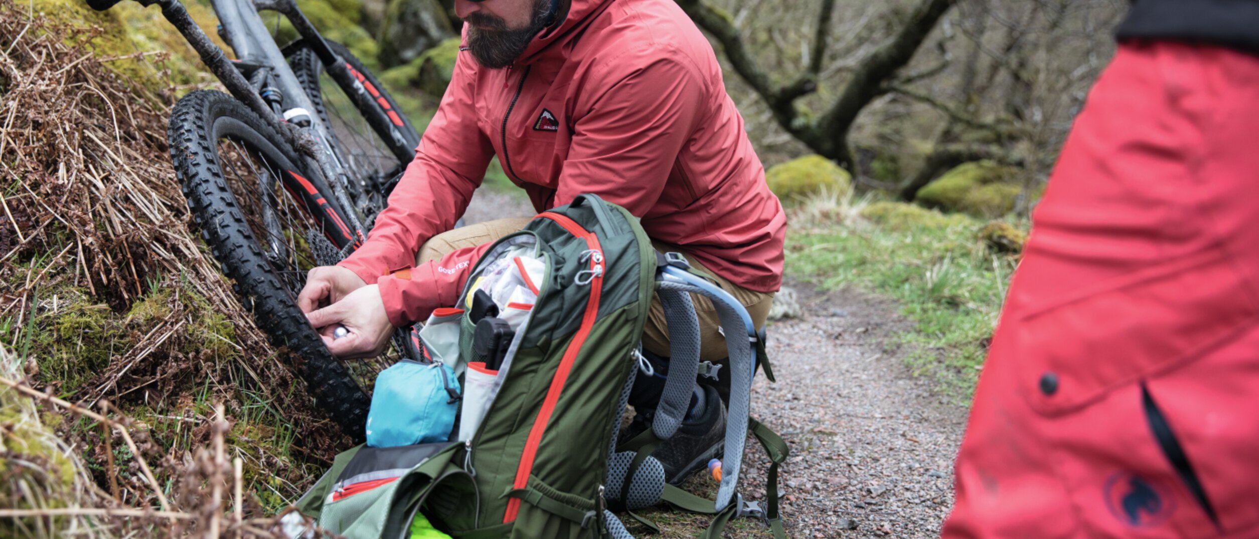 Deuter backpacks using the Airstripes system
