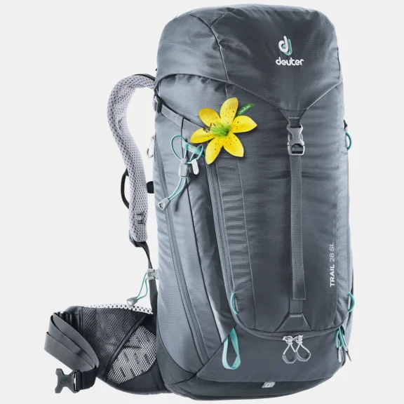 hiking backpack with sleeping bag