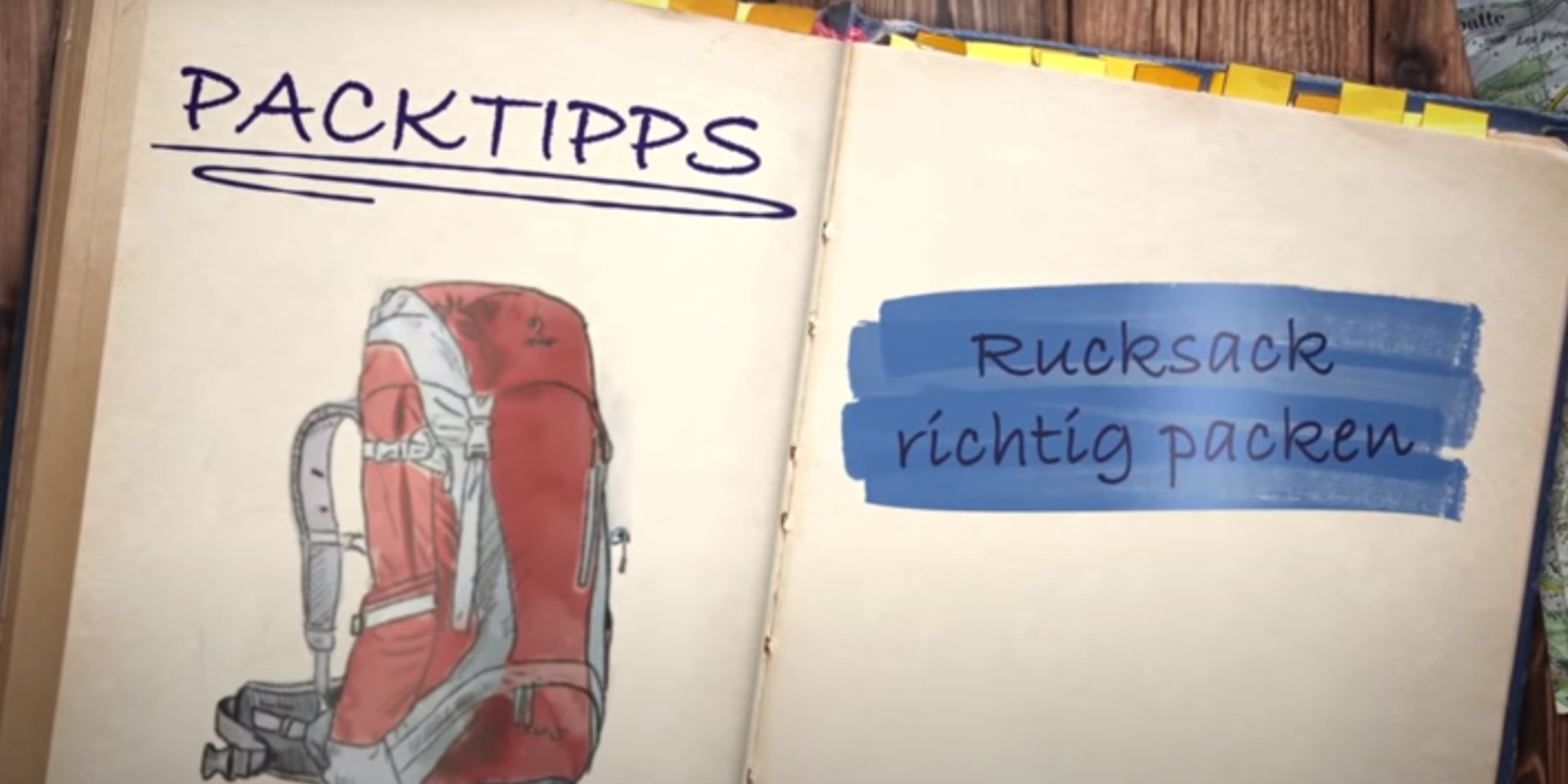 Rucksack richtig packen so geht’s