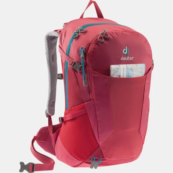 deuter red backpack