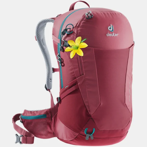 deuter red backpack