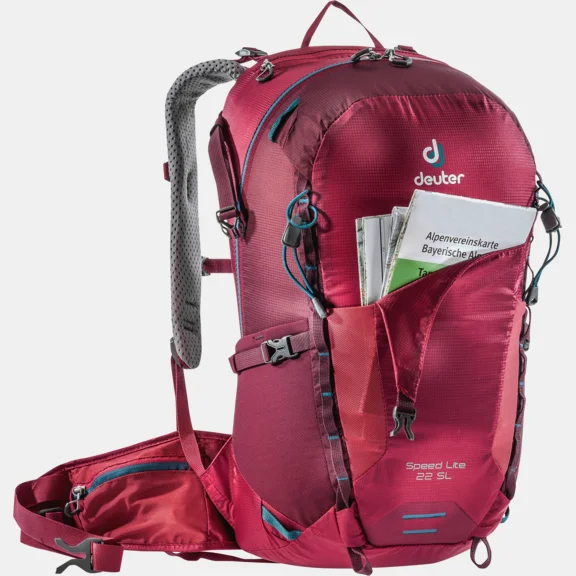 deuter red backpack