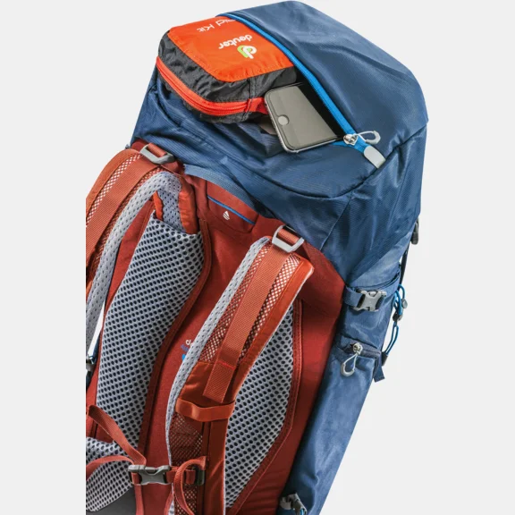 deuter red backpack