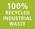 100% recycled industrial waste 100% recycled industrial waste