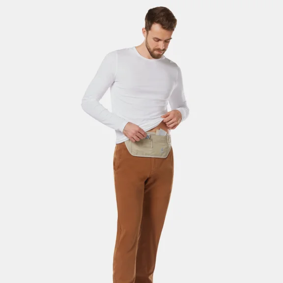Deuter Security Money Belt I Ri/ñonera Interior 24 Centimeters Beige Sand