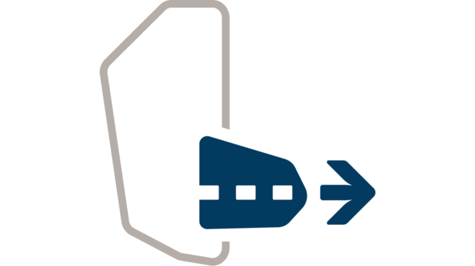 Pull-forward hip fins