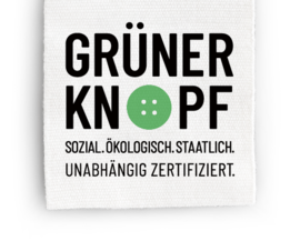 produit certifié "Grüner Knopf"