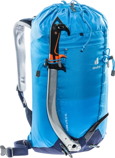 Deuter Guide Lite 22 SL Mountain Climbing Women’s Lightweight Endurance Alpine Backpack for Expedition and Ski Tours Greencurry//Navy
