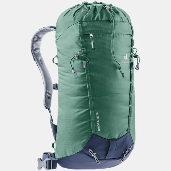 Deuter Guide Lite 22 SL Mountain Climbing Women’s Lightweight Endurance Alpine Backpack for Expedition and Ski Tours Greencurry//Navy