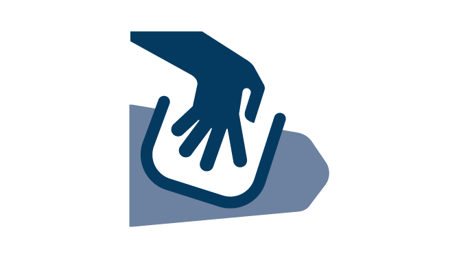 On-the-move hip fin pockets