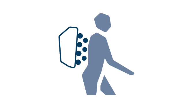 AJUSTE SÓLIDO Y EXCELENTE FLUJO DE AIRE PARA COMODIDAD