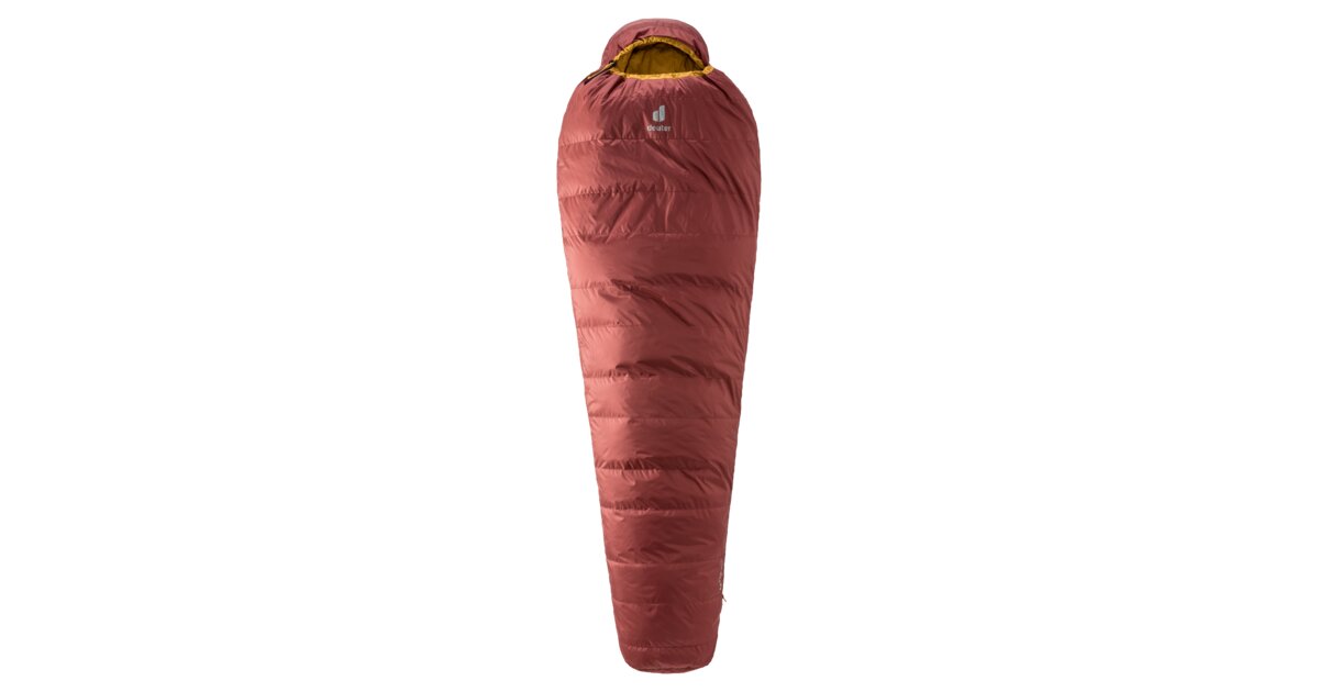 Deuter Astro 300 down sleeping bag mummy sleeping bag sleeping bag down red brown 