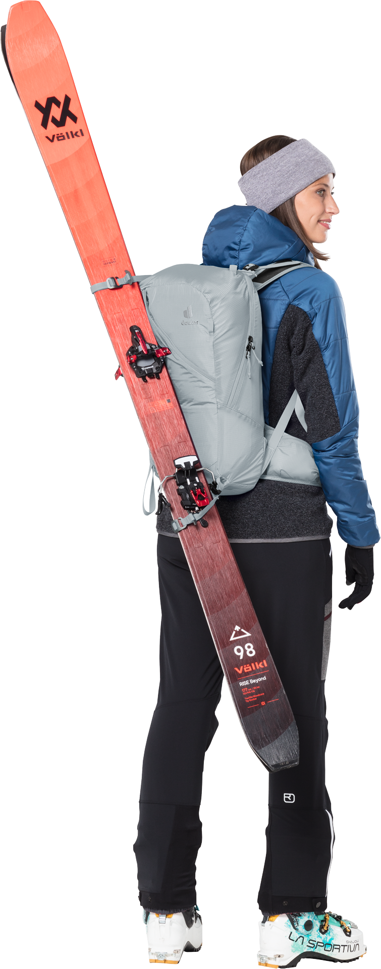 DEUTER Sac à Dos de Ski/Alpinisme Deuter Freerider 30 Homme Rouge