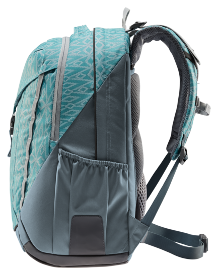 Shale green top pink backpack