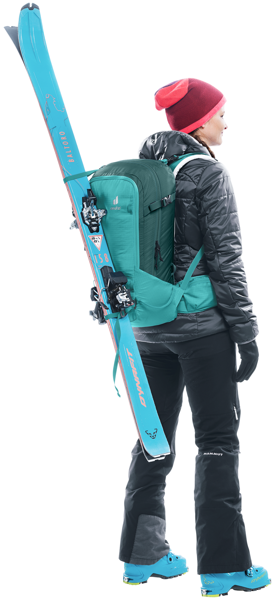 Mochila esquí de travesía para mujer Deuter Freerider 28 Sl  (dustblue-deepsea) - Alpinstore