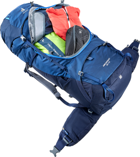 Backpacking backpack Aircontact 65 + 10 
