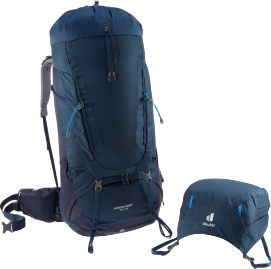 Backpacking backpack Aircontact 75 + 10