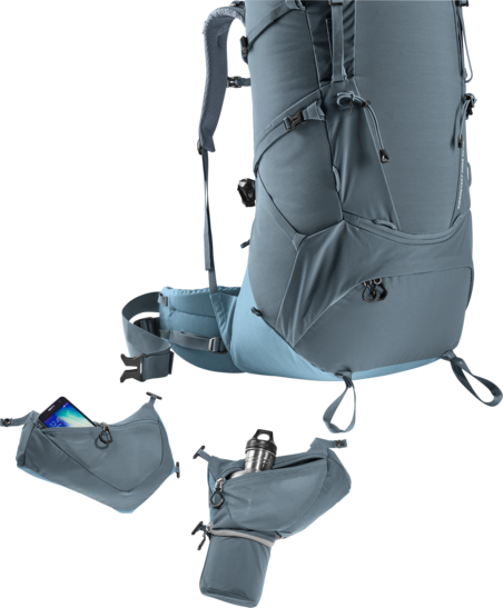 Backpacking packs Aircontact Core 60+10