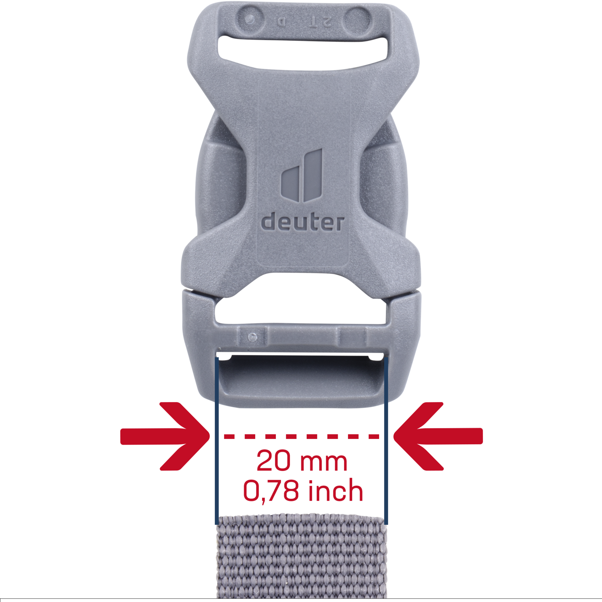deuter Buckle 20 mm Piece de rechange