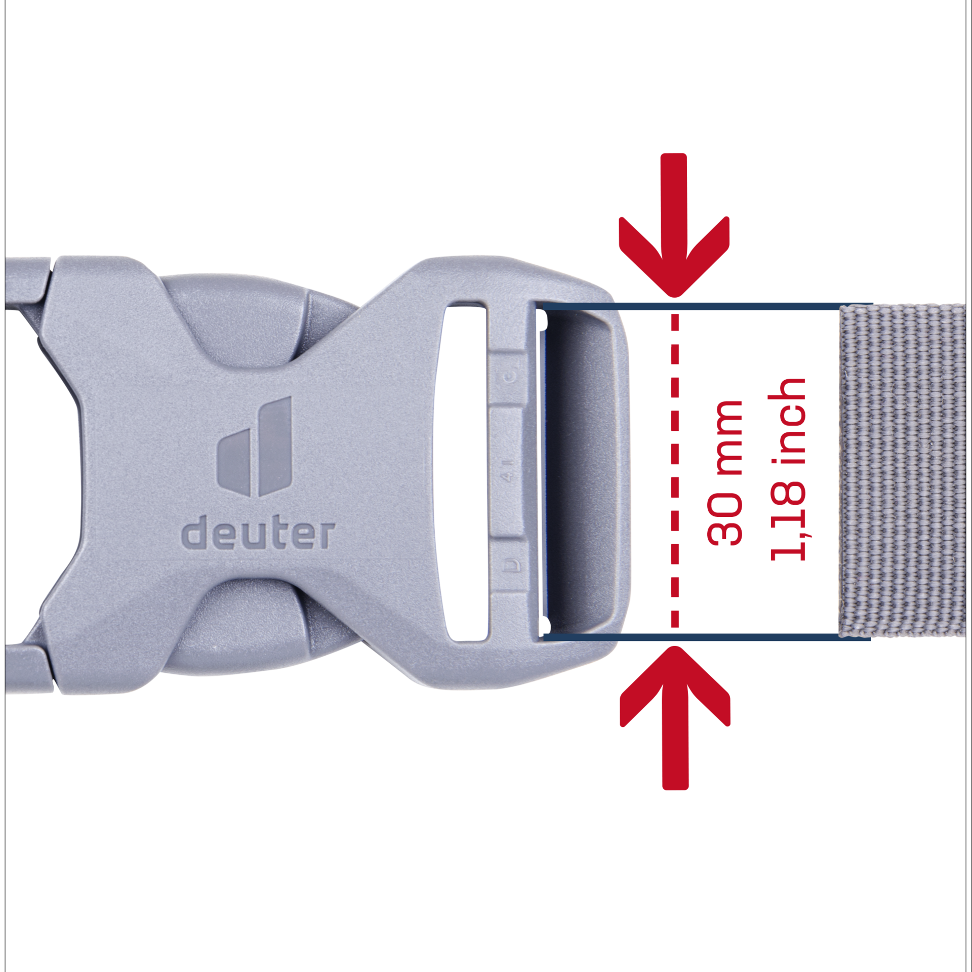 deuter Schnalle D 30 mm | Rucksack Ersatzteil