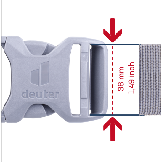 Deuter schnallen
