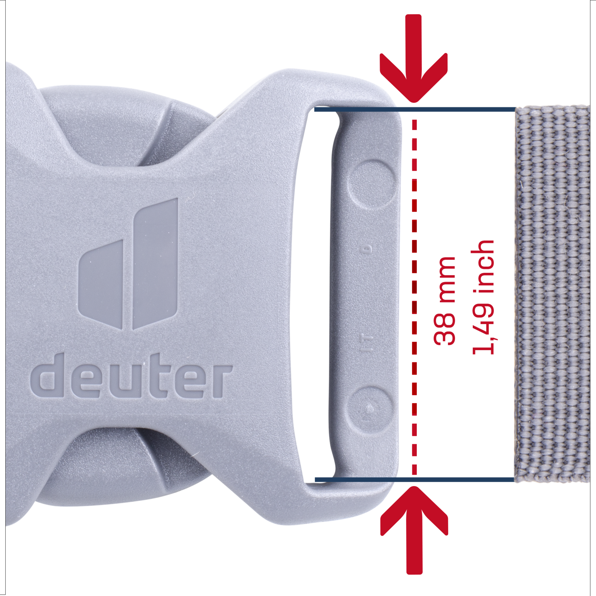 deuter Schnalle S 38 mm | Rucksack Ersatzteil