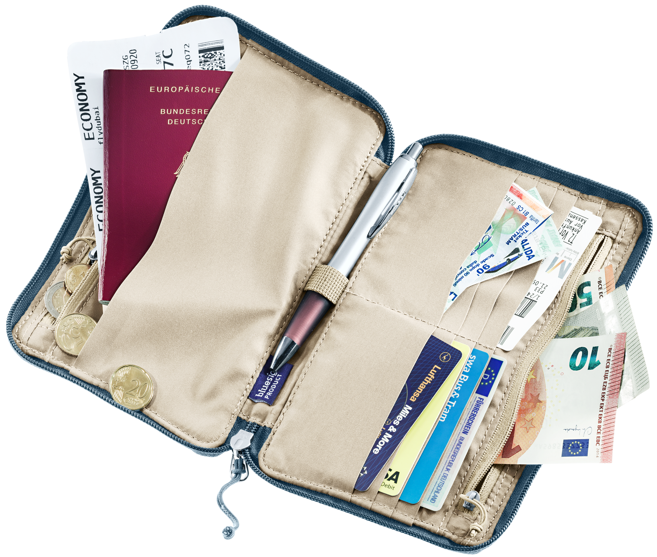 Travel purse for passport on sale
