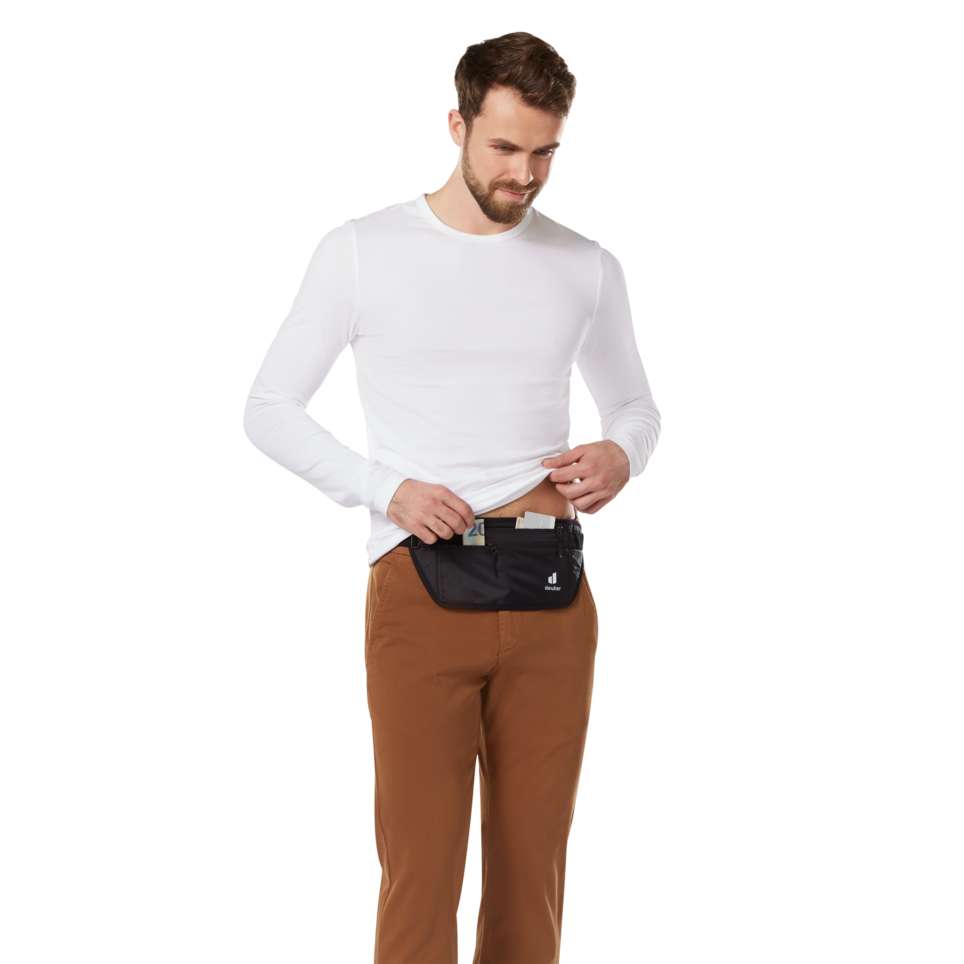 Safety money belt top