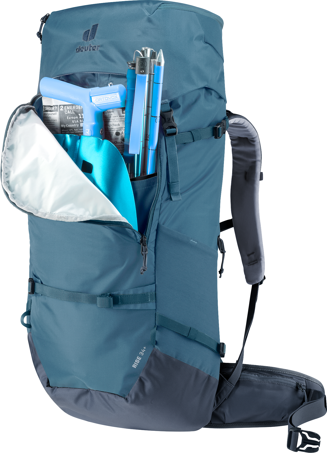 deuter Rise 34+ | Snowshoe backpack