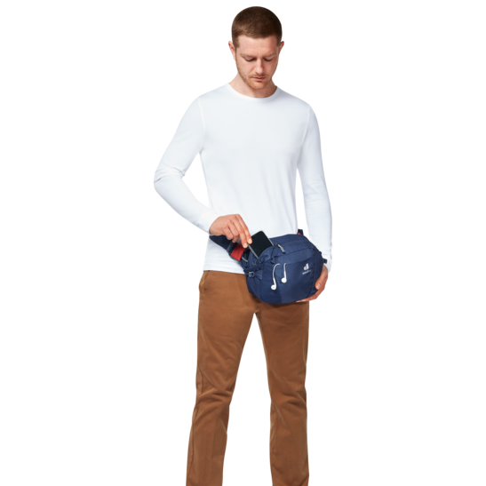 【WONDER WONDER】[belt set] Pocket Cargo Cotton Mini SK deuter Travel Belt | Hip bag