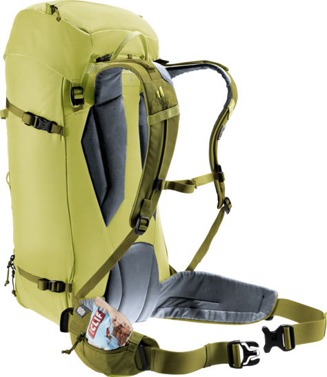 Mountaineering and Climbing backpack Guide 34+8