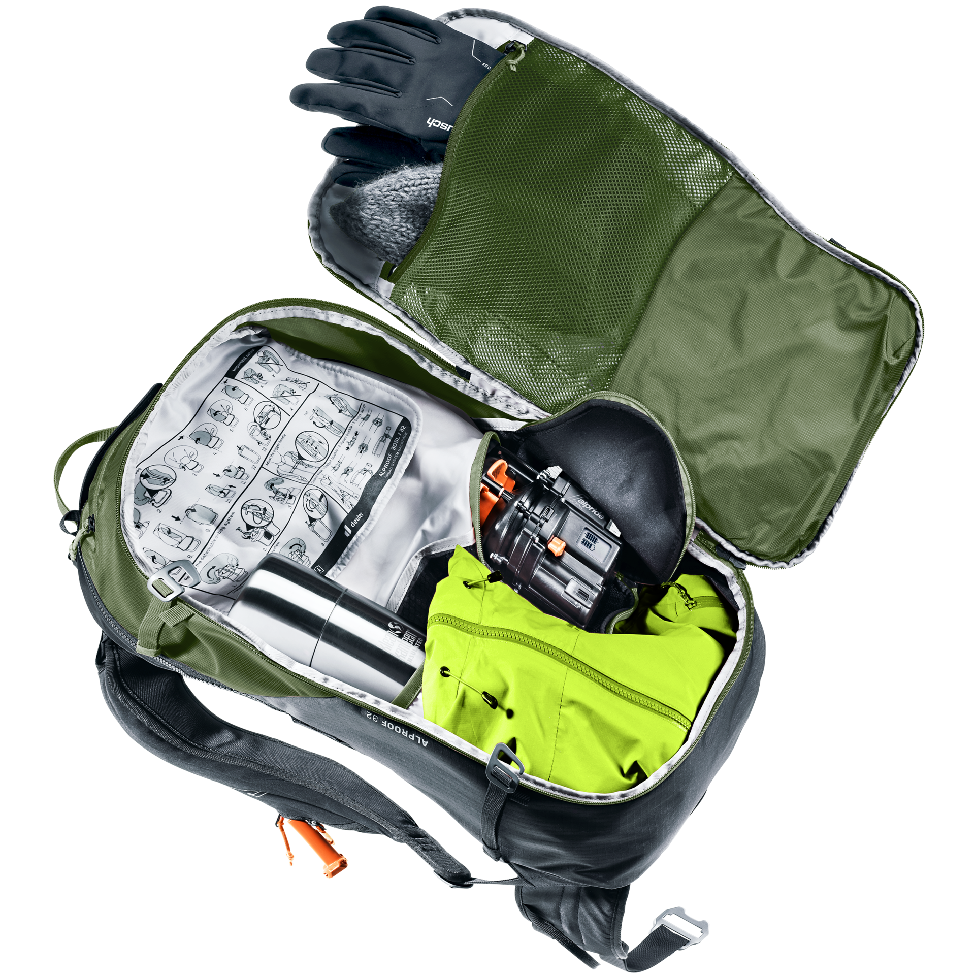 公式の店舗 deuter backpack Avalanche | 32 Alproof スキー・スノーボードアクセサリー