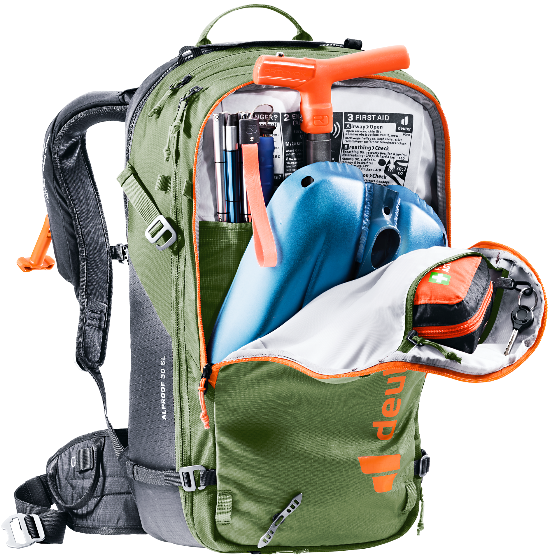 アメリカ通販ファッション deuter Alproof backpack Avalanche | 32 スキー・スノーボードアクセサリー
