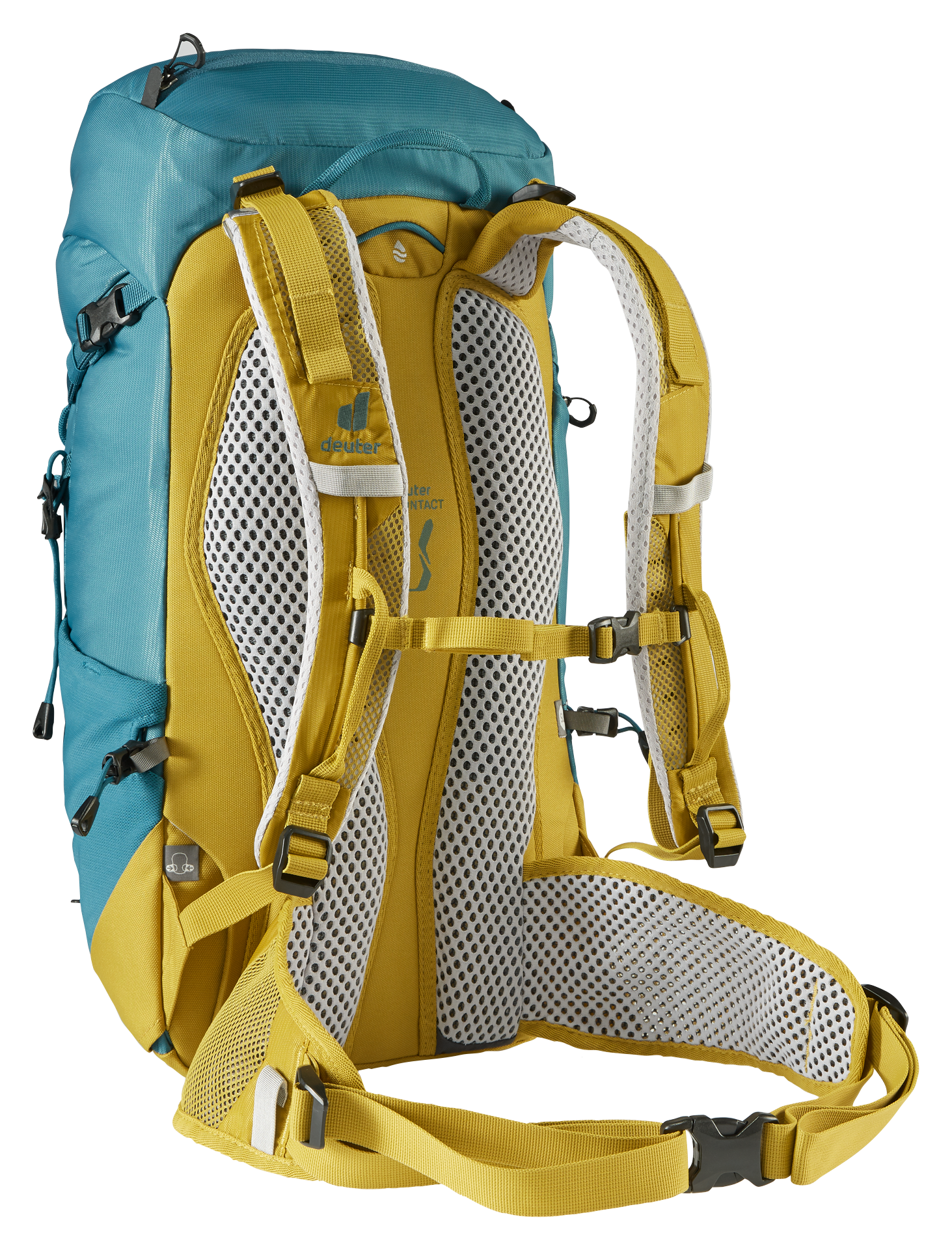 deuter イエロー ロールトップリュック 軽さとシンプルさにフォーカスした防水アルパインパック