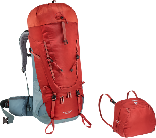 Backpacking packs Aircontact 45 + 10 