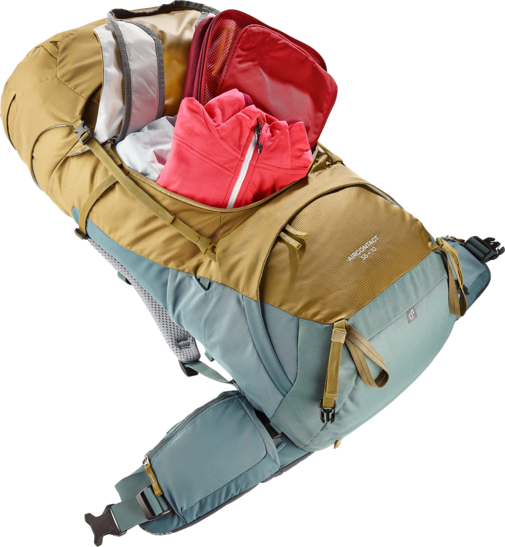 Backpacking packs Aircontact 55 + 10 