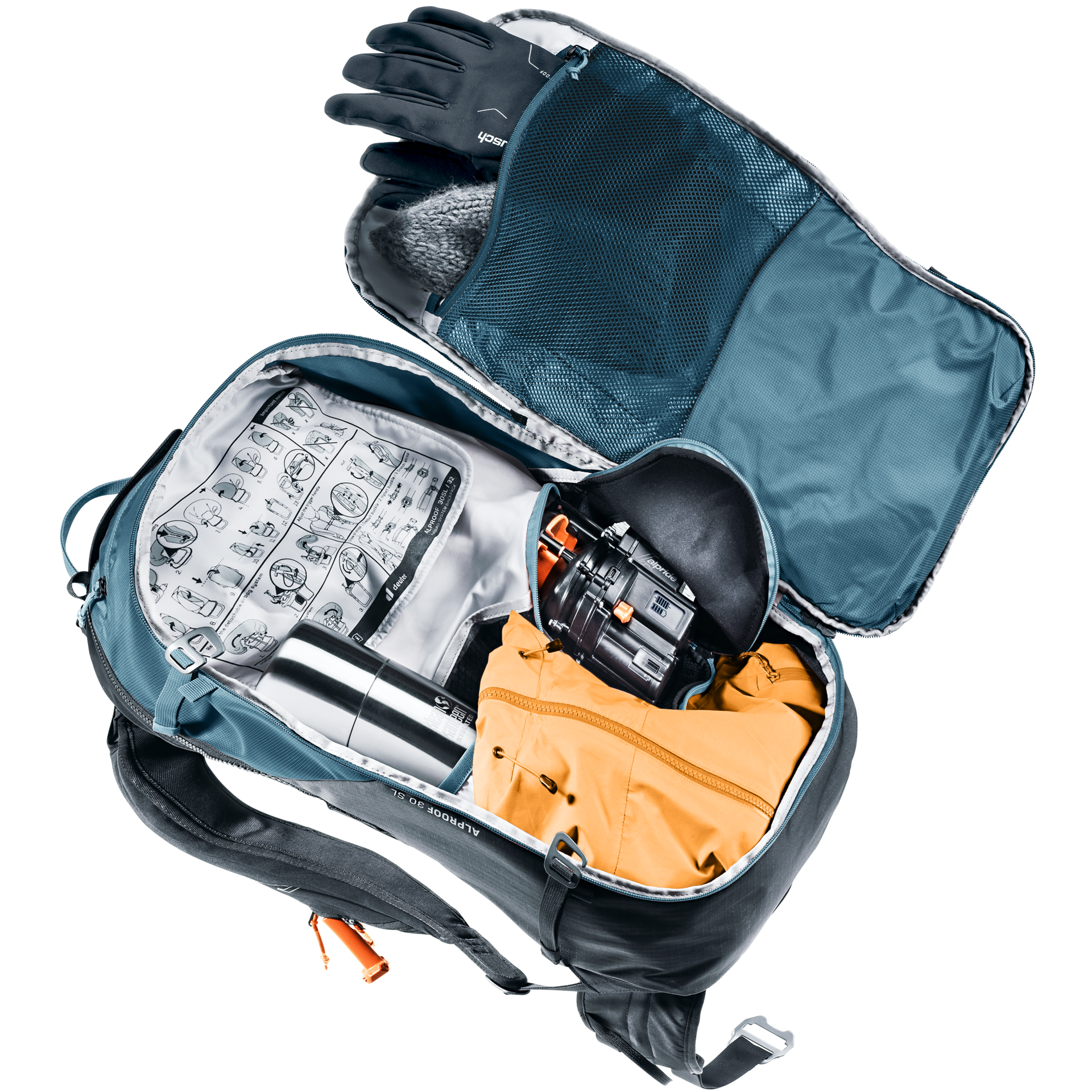 Deuter Alproof 32 アバランチエアバッグシステム deuter Alproof 32 | Avalanche backpack
