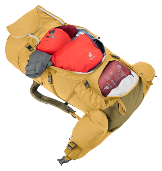 Backpacking packs Aircontact Core 50+10