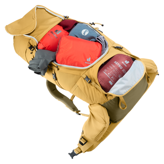 Backpacking packs Aircontact Core 60+10