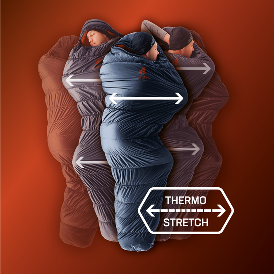 Sac de couchage synthétiques Exosphere +4° EL