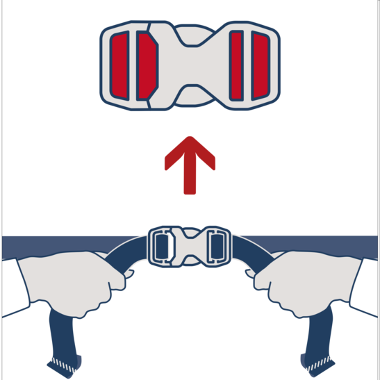 Spare part Buckle 25 mm