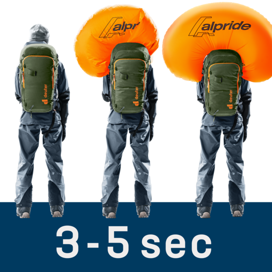 Avalanche backpack Alproof Tour 38+5