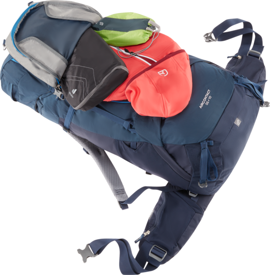 Backpacking packs Aircontact 55 + 10 